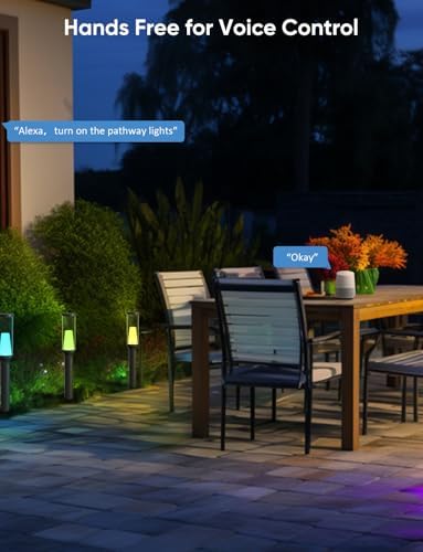 APPECK Pathway Lights,RGBCW Walkway Lights with APP Control,4 Pack - Image 4