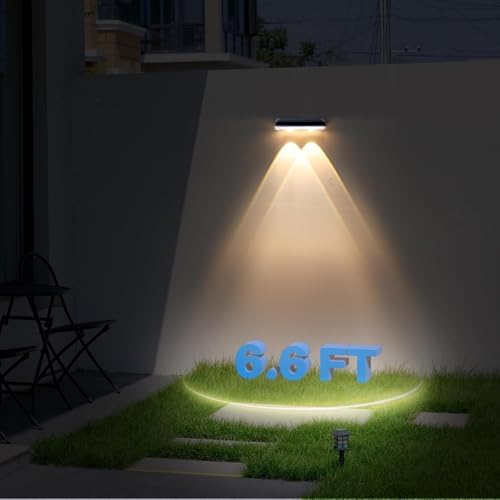 Solar Fence Lights Outdoor 12 Pack for Wall, Step, Porch, Deck, Railing - Image 6