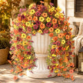 Hommyea Artificial Fake Fall Flowers Plants for Outdoors Mums Home Decor by HommyeaArtificialFlowers