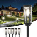 JEJOT Solar Pathway Lights Outdoor Waterproof, 6 Pack Solar Walkway Lights by JEJOT