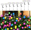 Solar Firefly Lights Outdoor Multicolor Swaying Garden Decor 8 PK by Unknown