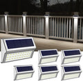 ROSHWEY Solar Deck Lights, Suitable for Fence Step Stair-Cool White-6Pack by ROSHWEY