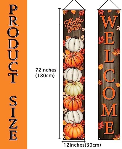 Fall Porch Banner Autumn Thanksgiving Decoration for Home Decor - Image 2