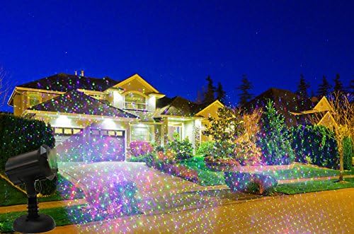 LEDMall Christmas Laser Projector Lights Outdoor, Motion Firefly Red, Green and Blue with Remote Control and Security Lock - Image 5