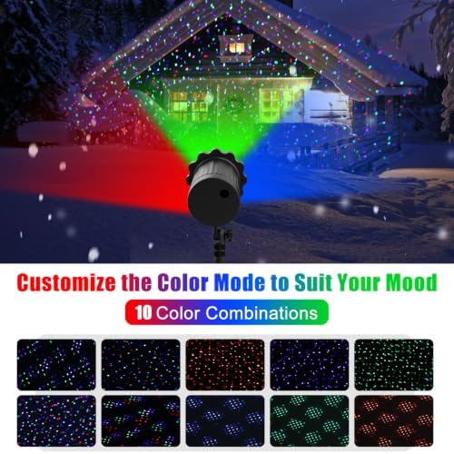 Fimilo Firefly Laser Projector Light, RGB Laser Landscape Lights Outdoor - Image 3