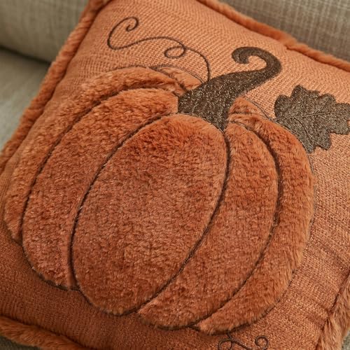 AVOIN colorlife Caramel Fall Pumpkin Throw Pillow Covers 18x18 Inch 2PC - Image 6