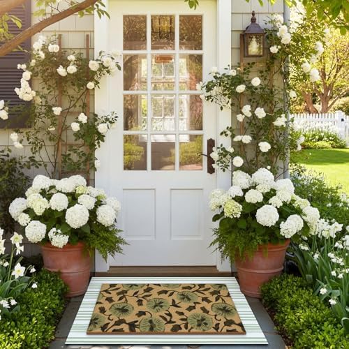 Tinideya 2 23.6 X 35.4 Inches Floral Green Brown - Image 5
