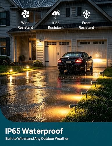 Linkind Solar Lights Outdoor Waterproof LED Spotlights Warm White 6 Pack - Image 4