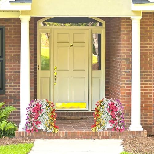Artificial Hanging Flowers for Outdoors UV Resistant Summer Decor - Image 5