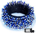 JMEXSUSS 66ft 200 LED Blue and White Christmas Lights, String Light Plug in by JMEXSUSS