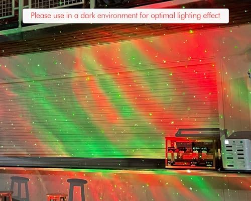 Firefly Garden Lights Star Projector Laser Christmas Lights with Colorful LED Background Light - Image 2