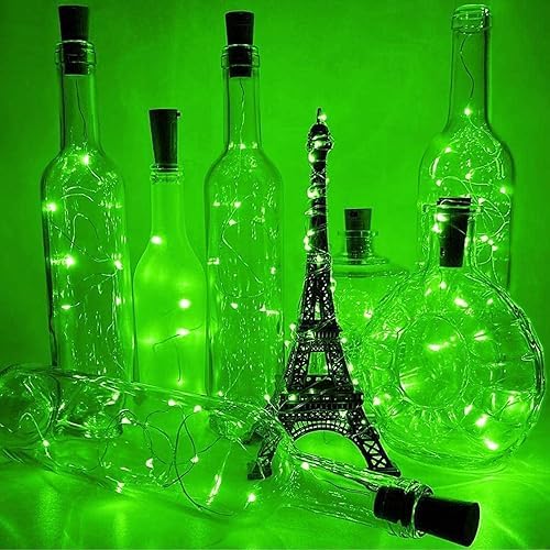 4 Pack Fairy Lights Battery Operated Halloween String Lights Timer Green - Image 5