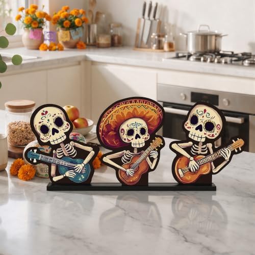 Smile Dia de los Muertos Wooden Standing Decor - Image 6