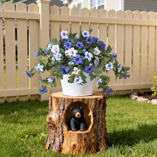 Ammyoo Artificial Fake Petunia Flowers for Outdoor Decoration - Image 5