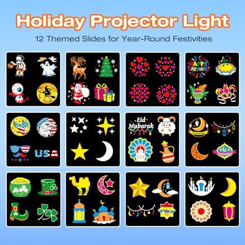 Halloween Christmas Projector Lights Outdoor, Holiday Decorations - Image 2
