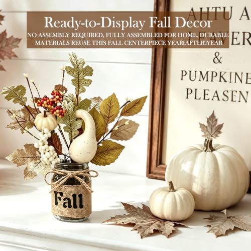 2 Pack 13.5 Inch Fall Decor Fall Trees Table Centerpieces with 20 LED Timer - Image 3