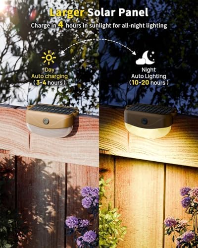 Solar Deck Lights Outdoor 16 Pack, 12 Color Changing Solar Powered Step Lighting with Remote, IP67 Waterproof Led RGB Colors Lamp for Outside Fence, Step, Stair Railing, Wall, Patio, Pool - Image 7