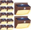 Peasur 12 Pack Solar Motion Sensor Lights Outdoor Waterproof with 3 Modes by Peasur