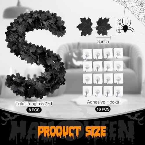 Joyhalo 8 Pack 5.7FT Halloween Garlands - Image 2