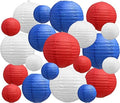 BEISHIDA Red Blue White Paper Lanterns 4/6/8/10/12 Inch Round Chinese Lamp by Beishida