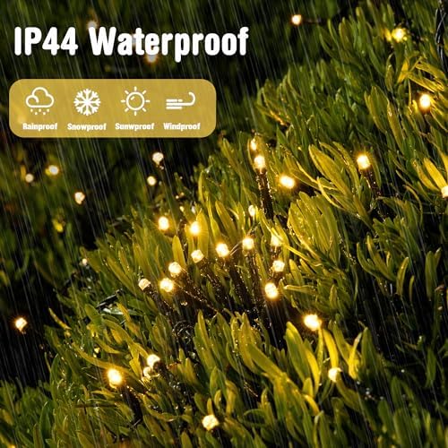 JMEXSUSS 66ft 200LED Christmas Lights Outdoor, Christmas Tree Lights Indoor - Image 6