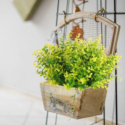 RECUTMS Artificial Boxwood Plants Outdoor Fake Spring Plants UV Resistant - Image 3