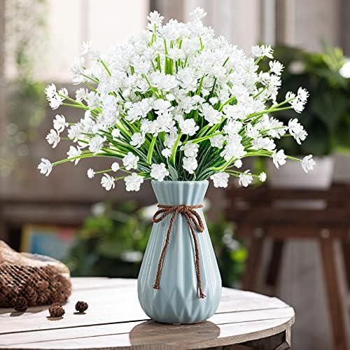 AmyHomie 20 PCS Artificial Flowers for Outdoors, UV Resistant Fake Plants - Image 4