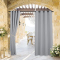 RYB HOME Outdoor Curtains for Patio Deck,Waterproof & Block Sunlight by RYBHOME