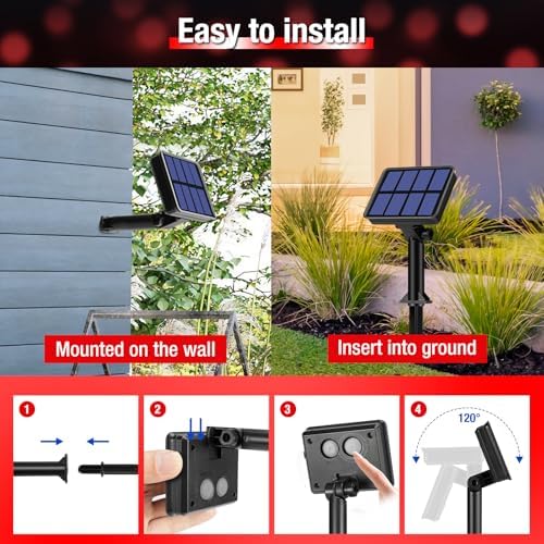 btfarm 4 Pack Solar String Lights Outdoor, Total 132FT 320LED Fairy Lights - Image 7