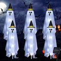 Halloween Decorations Solar Ghost Lights Outdoor, 6-Packs Solar Garden Spooky Decorations Lights, Light up Floating Scary Ghosts Decorations, Lights Yard, Pathway,Haunted House Party Decor by JIXXULVU