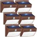 Peasur 6 Pack Solar Motion Sensor Lights Outdoor Waterproof with 3 Modes by Peasur