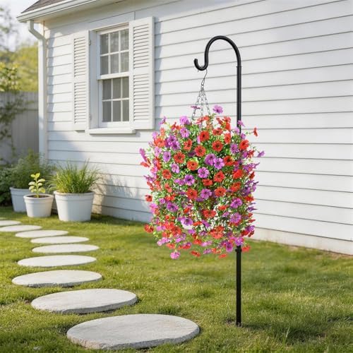 Artificial Fake Flowers Plants for Outdoor UV Resistant Summer Decoration - Image 6