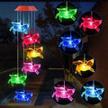 Outdoor Solar Flying Pig Wind Chimes Lights for Home/Garden/Rooms/Patio/Indoor/Outside Decor, Memorial Wind Catcher,Color Changing Waterproof Blessing Wind Bells Gifts for Mom, Women,Grandma,Family by Solawindchime