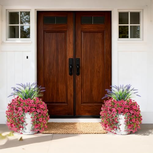 Artificial Fake Hanging Flowers Plants for Outdoor Outside Decoration - Image 6