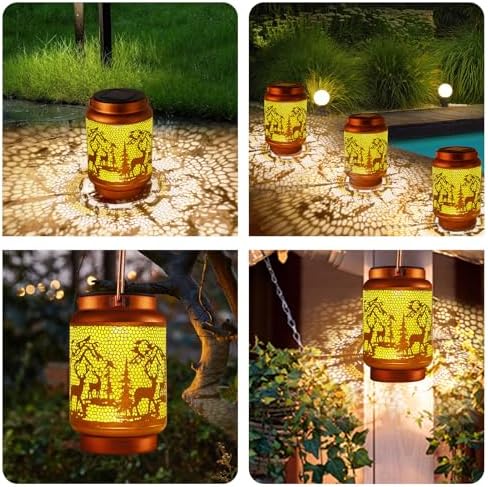 Solar Lanterns Outdoor Waterproof Gifts for Women Grandma Gifts - Image 5