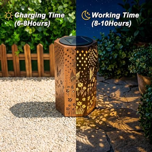 Eandisom Birthday Gifts for Women Solar Lanterns Outdoor Waterproof - Image 3