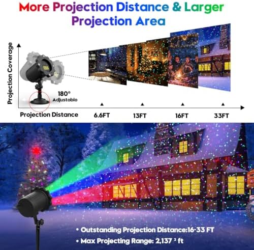 Fimilo Firefly Laser Projector Light, RGB Laser Landscape Lights Outdoor - Image 5