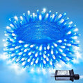 JMEXSUSS Connectable 100 LED Blue and White Christmas Lights with 8 Modes by JMEXSUSS
