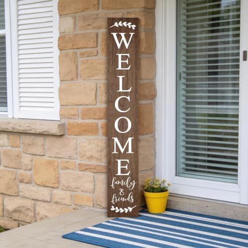Farmhouse Welcome Sign for Front Door Standing 47" - Image 2