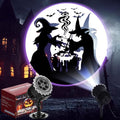 Halloween Projector Light with LED Film Slides, Witches Poison by Lingvee
