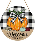 Welcome Fall Door Sign Decor Fall Outdoor Hanging Sign for Porch Decoration by Unknown