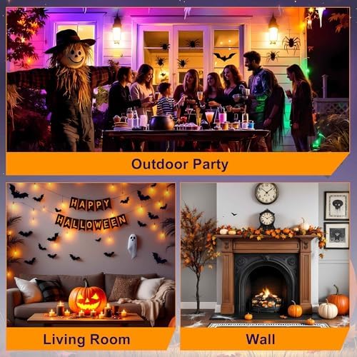Halloween Decorations Door Cover Decor Funny Ghost Trick-or-Treat Front Porch Sign Banner - Image 7