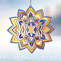 Wind Spinner Mandala Starry Sky Design, Mandala Decoration & Gift by Eiryhope