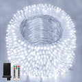 Ollny Christmas Lights Outdoor Waterproof, 1000LED 328FT Super Long String Lights with Remote 3 Timer, Plug in 8 Modes Fairy Light for Outside House Bedroom Xmas Decorations, Cool White by Ollny