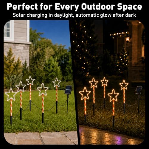 Solar Christmas Lights Outdoor, Yard Decor for Garden, Lawn and Pathway - Image 5