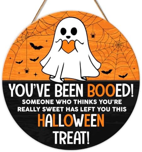 Halloween Ghost Door Decor You’ve Been Booed Sign Home Wall Decor by Unknown