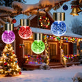 SOLPEX Solar Hanging Lanterns Solar Christmas Lights Outdoor Ornaments 8 Pc by Solpex