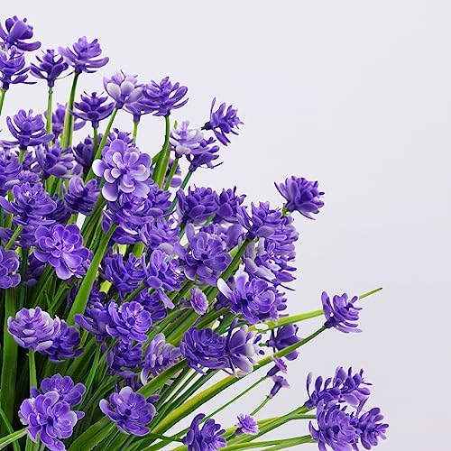 AGIRL Artificial Flowers Outdoor UV Resistant Fake Plant Garden Patio Decor - Image 3