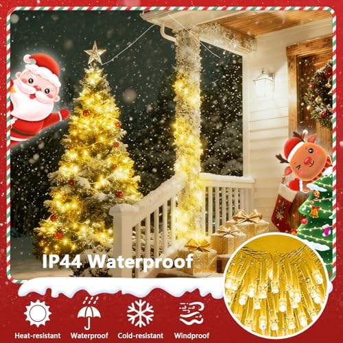 2026 New Voice Control Connectable 88FT 240LED String Lights Indoor Outdoor Clear Wire Twinkle Fairy Light Plug in with Timer for Bedroom Classroom Wedding Tree Patio Decor - Image 6