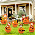 6 Pcs Fall Scarecrow Yard Stakes Thanksgiving Outdoor Decor by Otoolling
